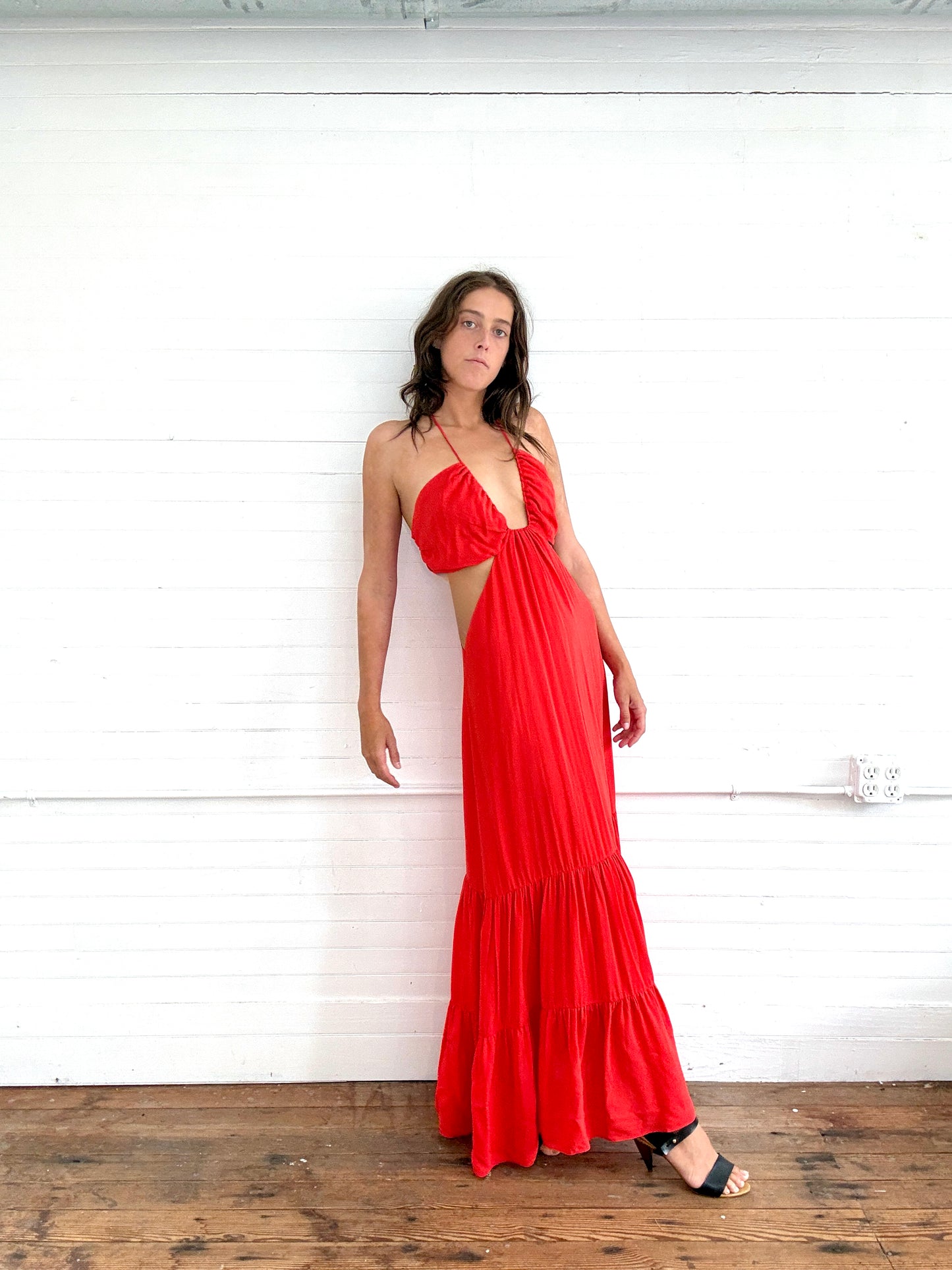 Pre-Loved Nicole Miller Coral Red Dress