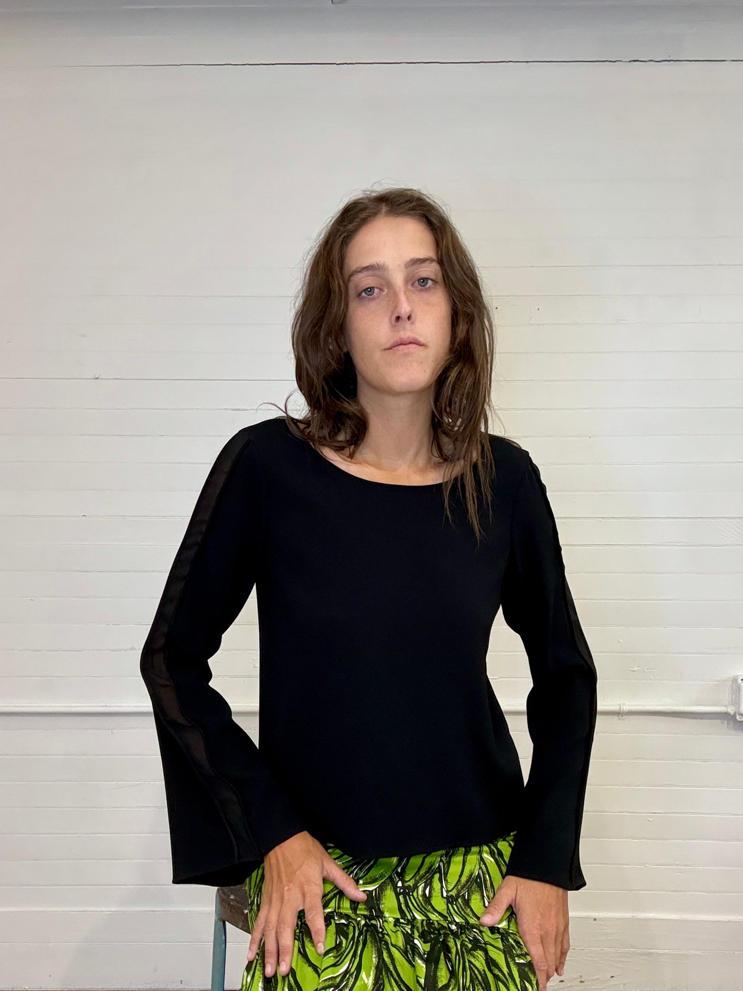 Pre-Loved Ramy Brook Black Blouse