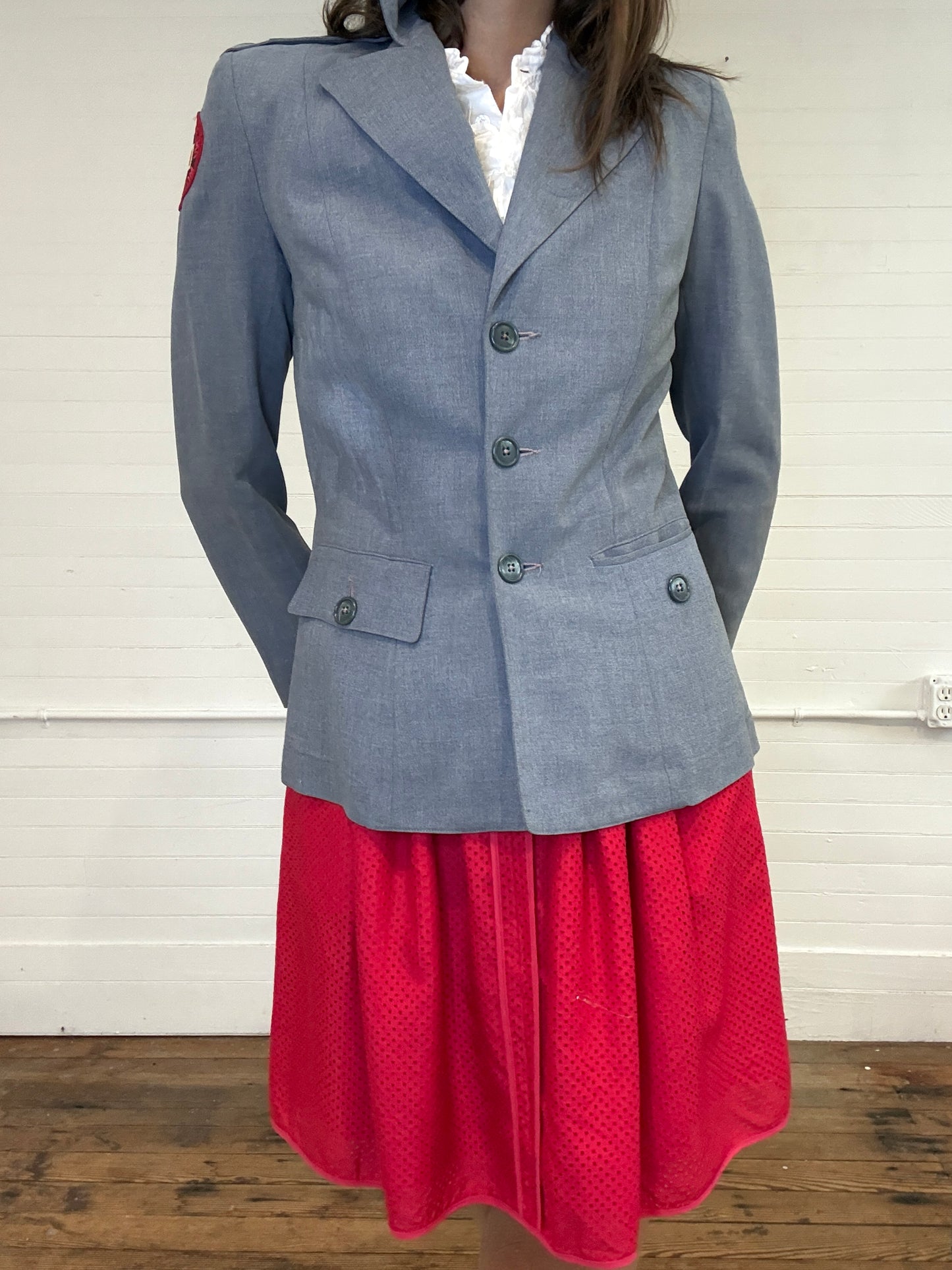 Vintage WWII American Red Cross Military Jacket