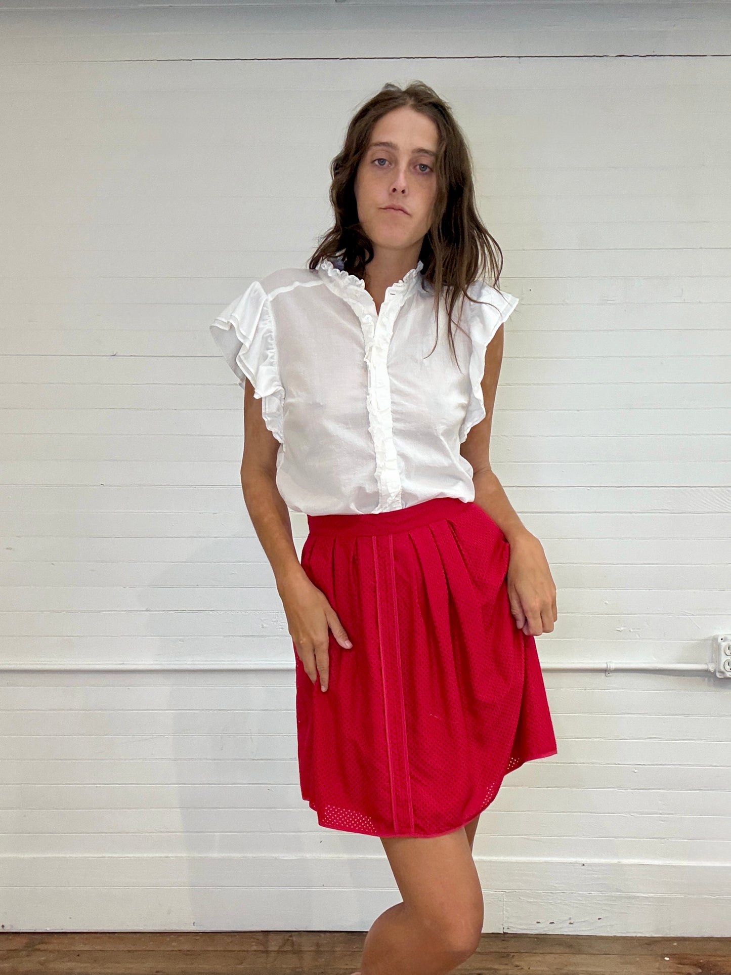 Vintage Veronica Beard White Blouse