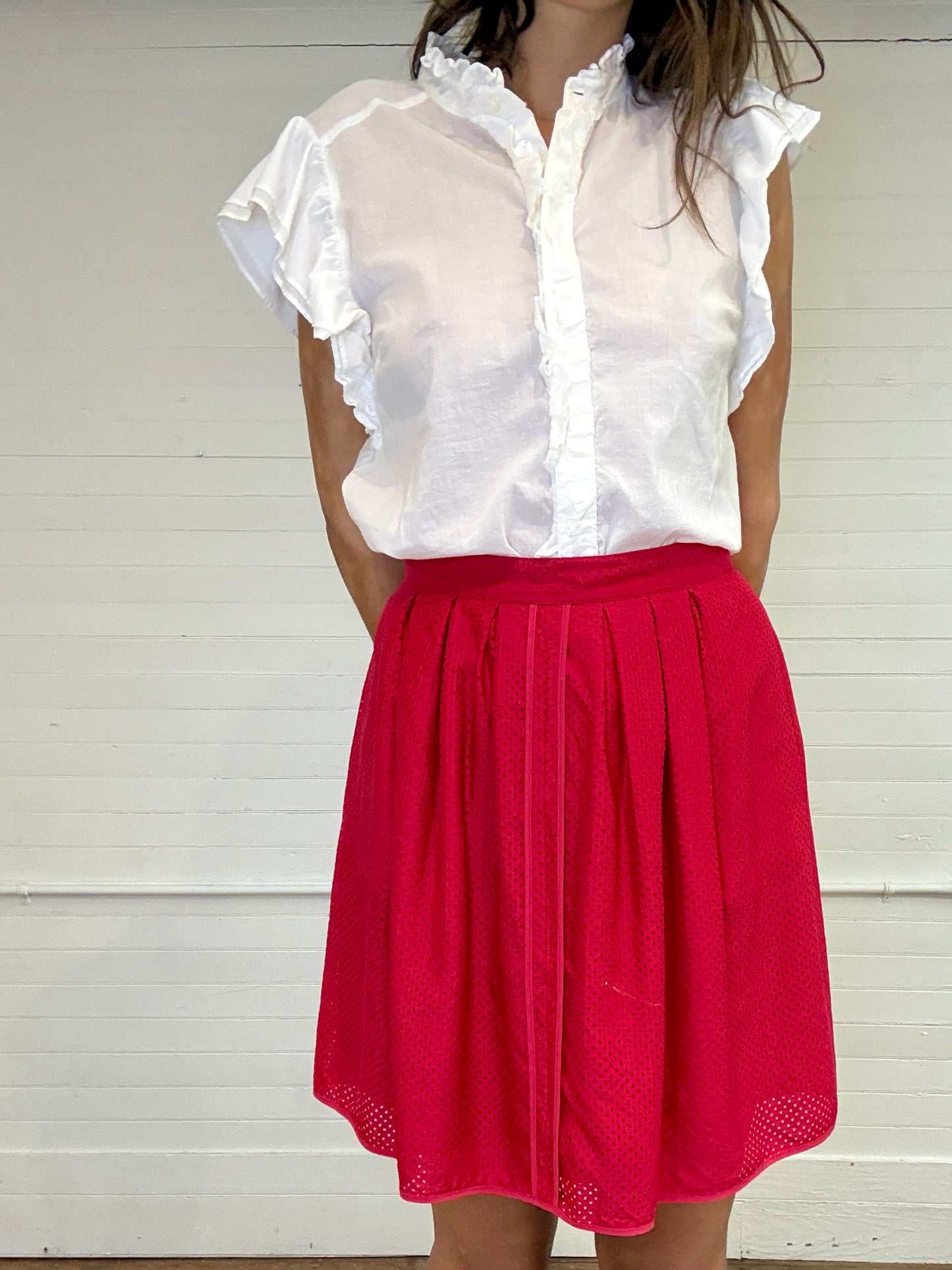 Vintage Veronica Beard White Blouse
