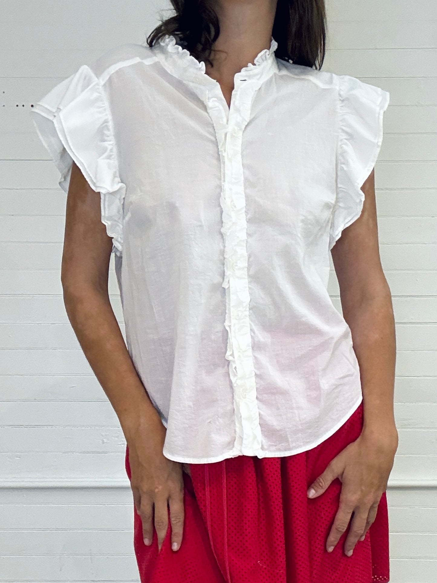 Vintage Veronica Beard White Blouse