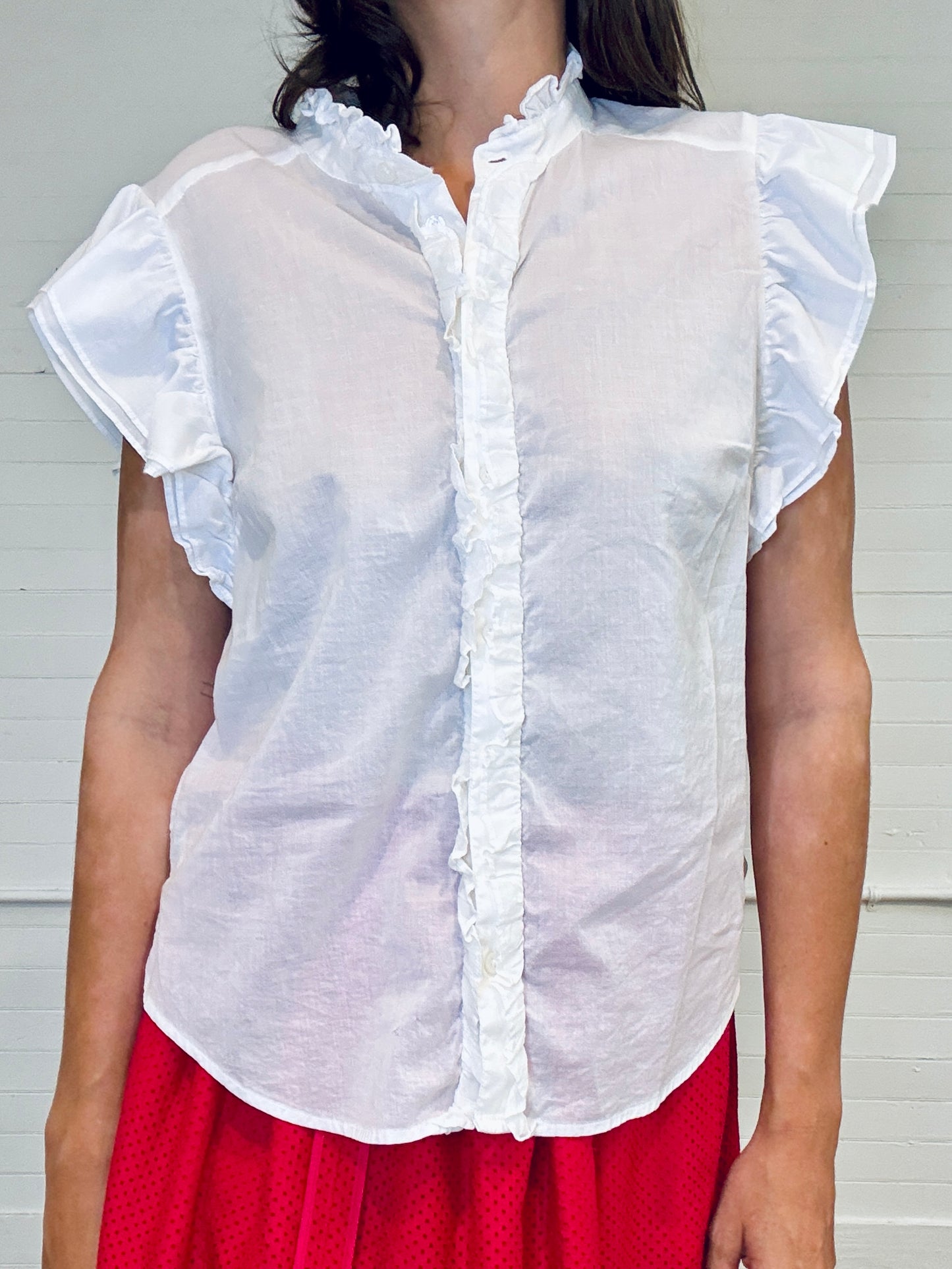 Vintage Veronica Beard White Blouse