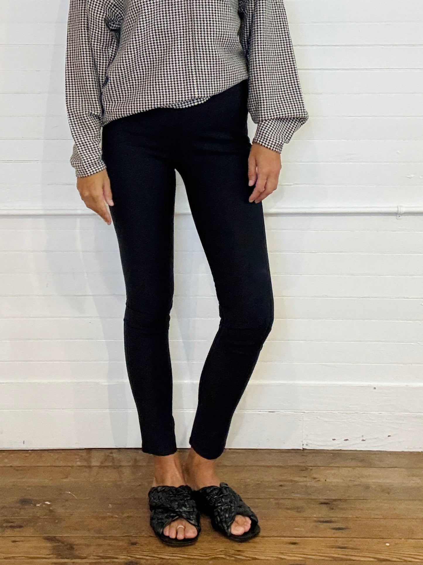 Pre-Loved The Row Navy Blue Skinny Pants