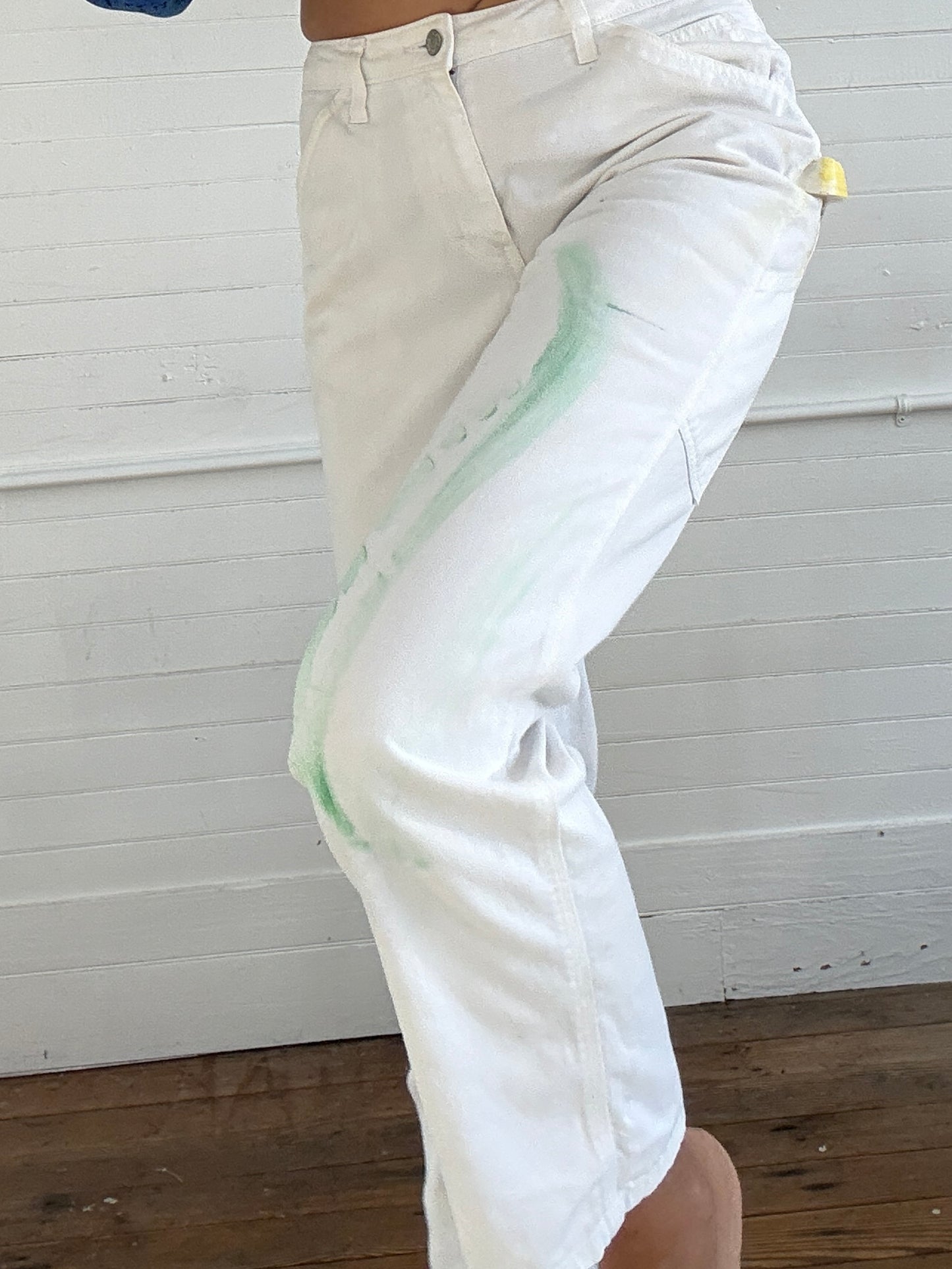 Pre-Loved Dickies White Painters Pants