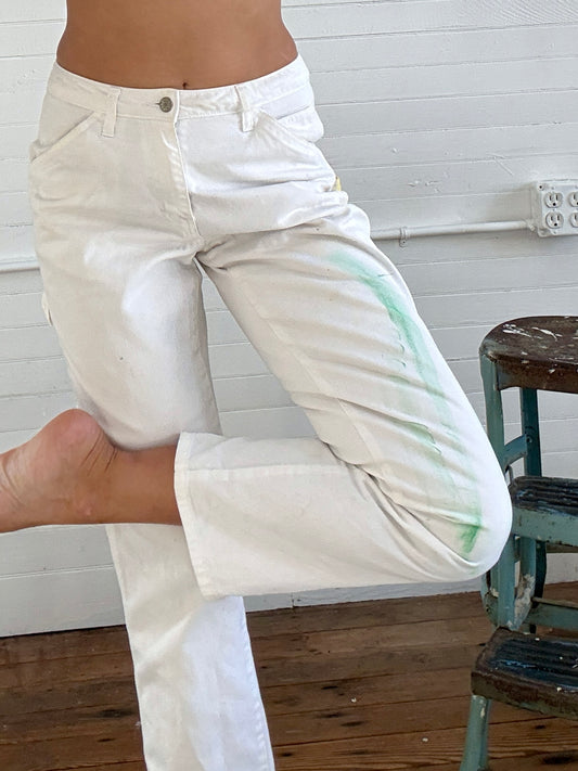 Pre-Loved Dickies White Painters Pants