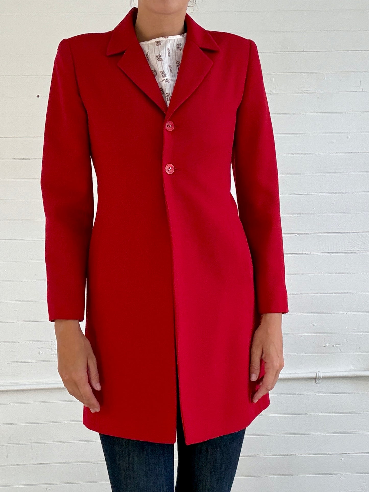 VIntage Harvé Benard Red Coat