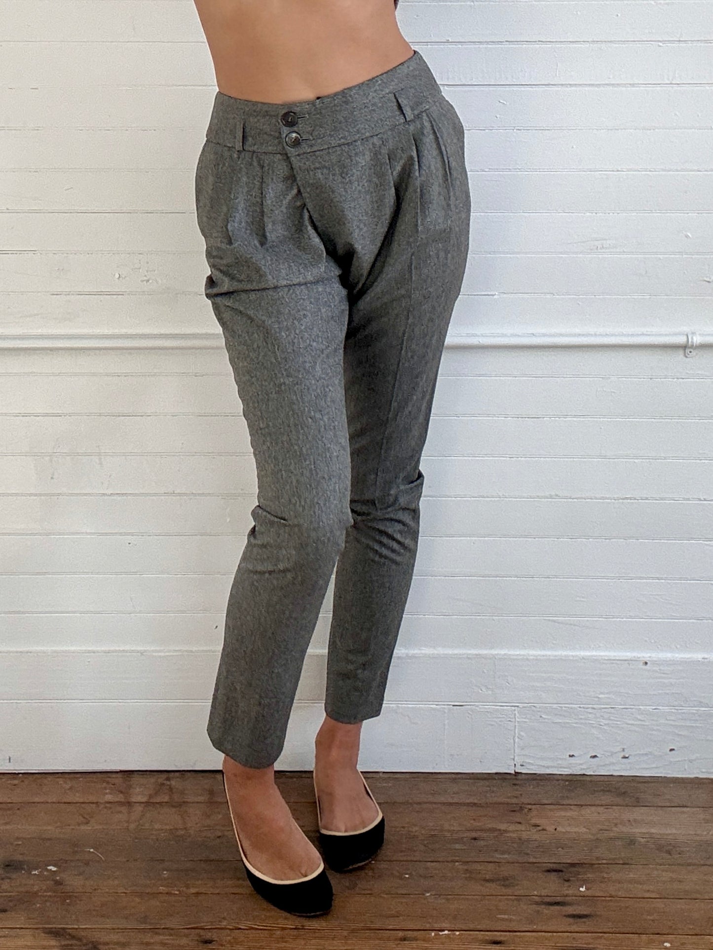 Vintage Michael Kors Grey Wool Trousers