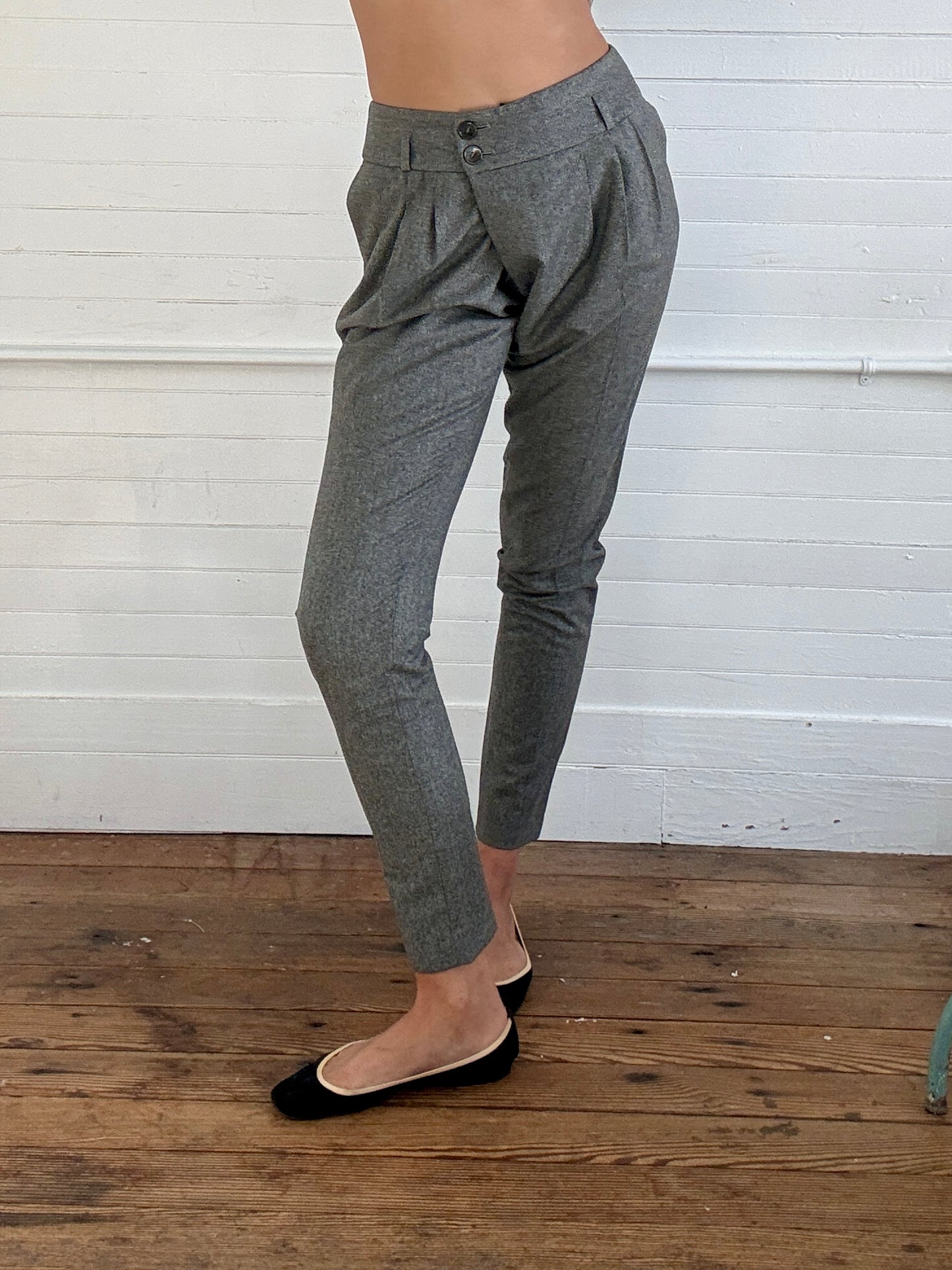 Vintage Michael Kors Grey Wool Trousers