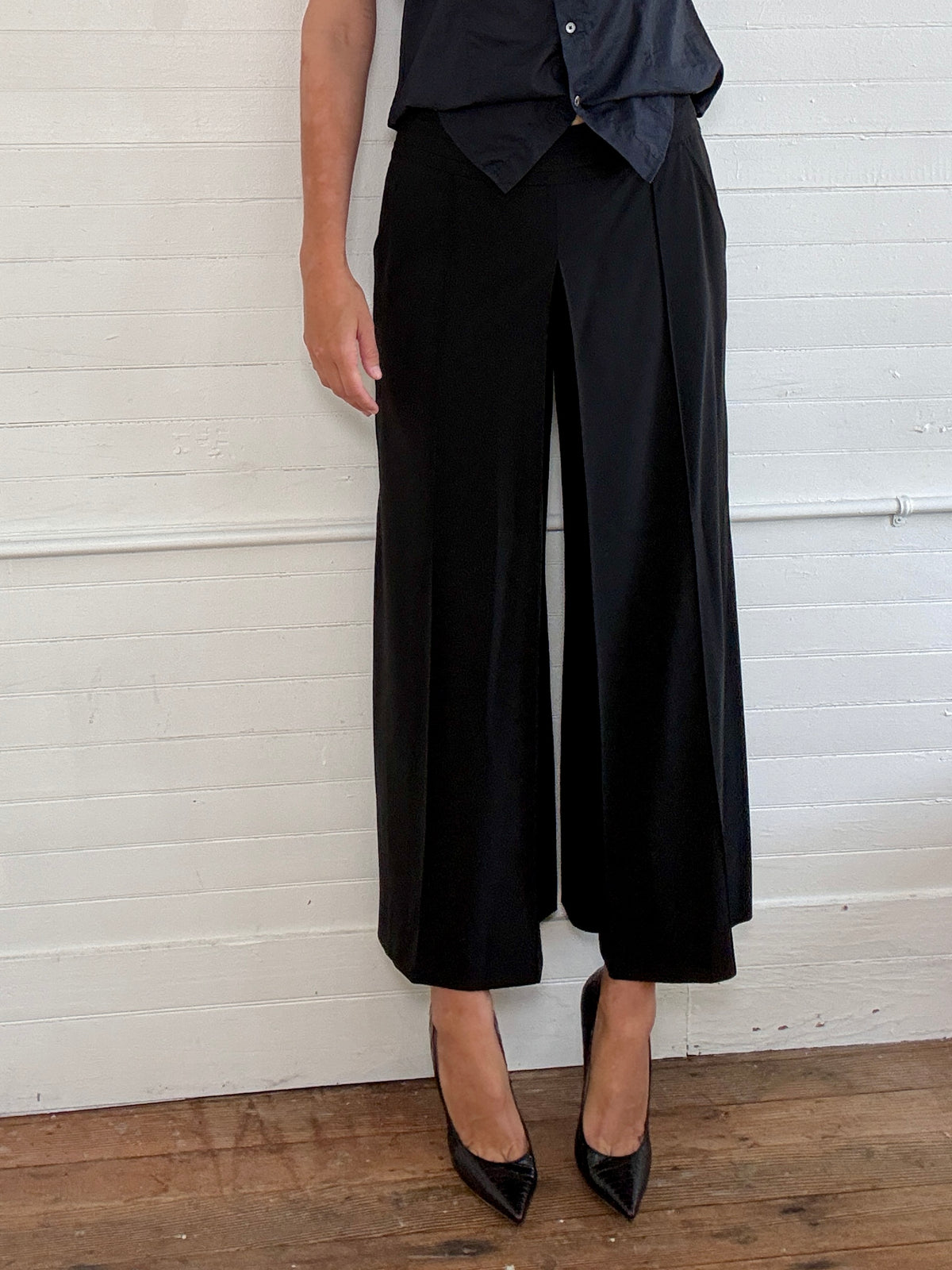 Vintage Giorgio Armani Black Trousers