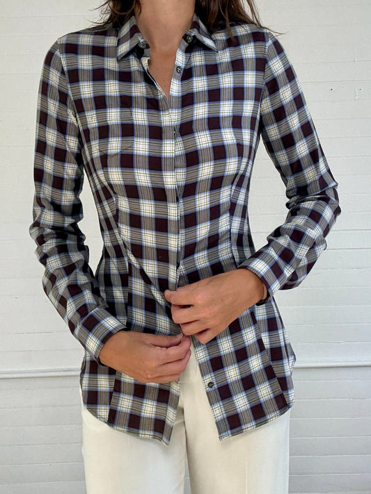 Vintage DSqaured2 Plaid Top