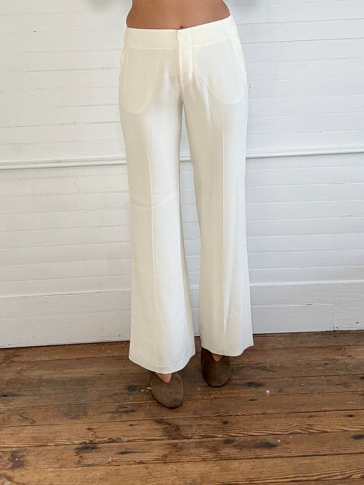 Pre-Loved L'Agence White Trousers