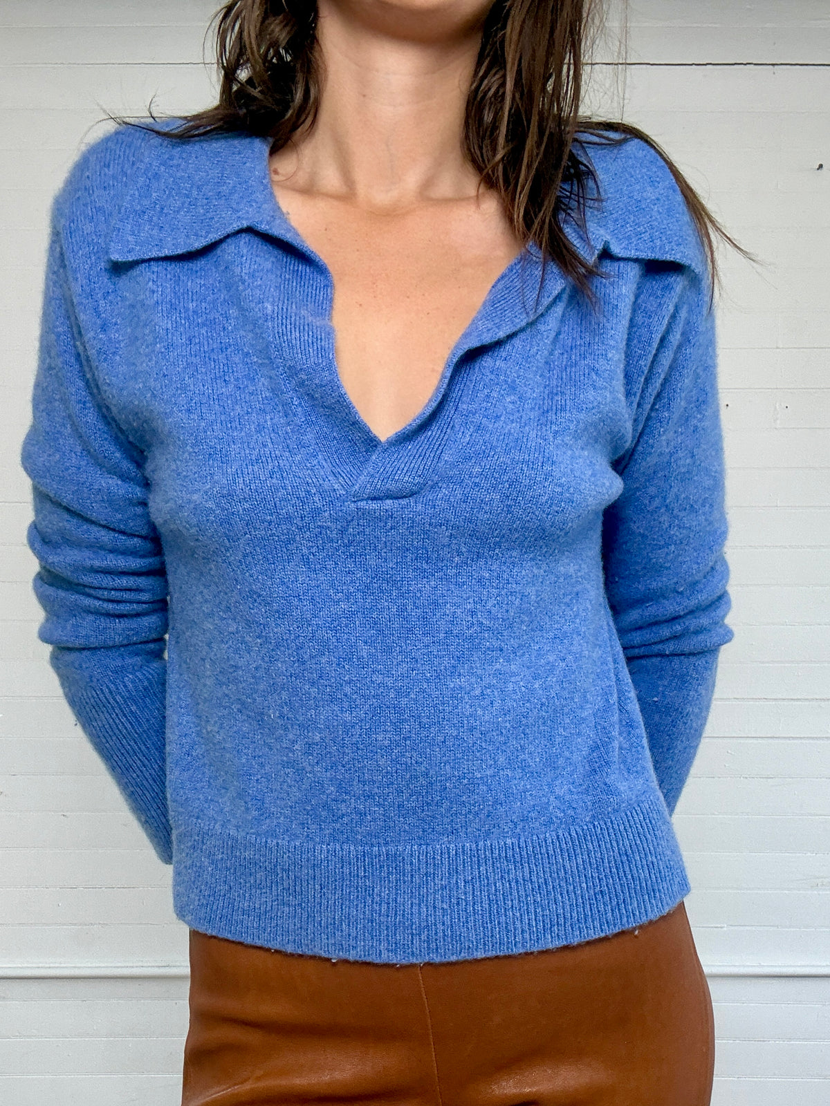 Pre-Loved Lisa Yang Blue Cashmere Sweater