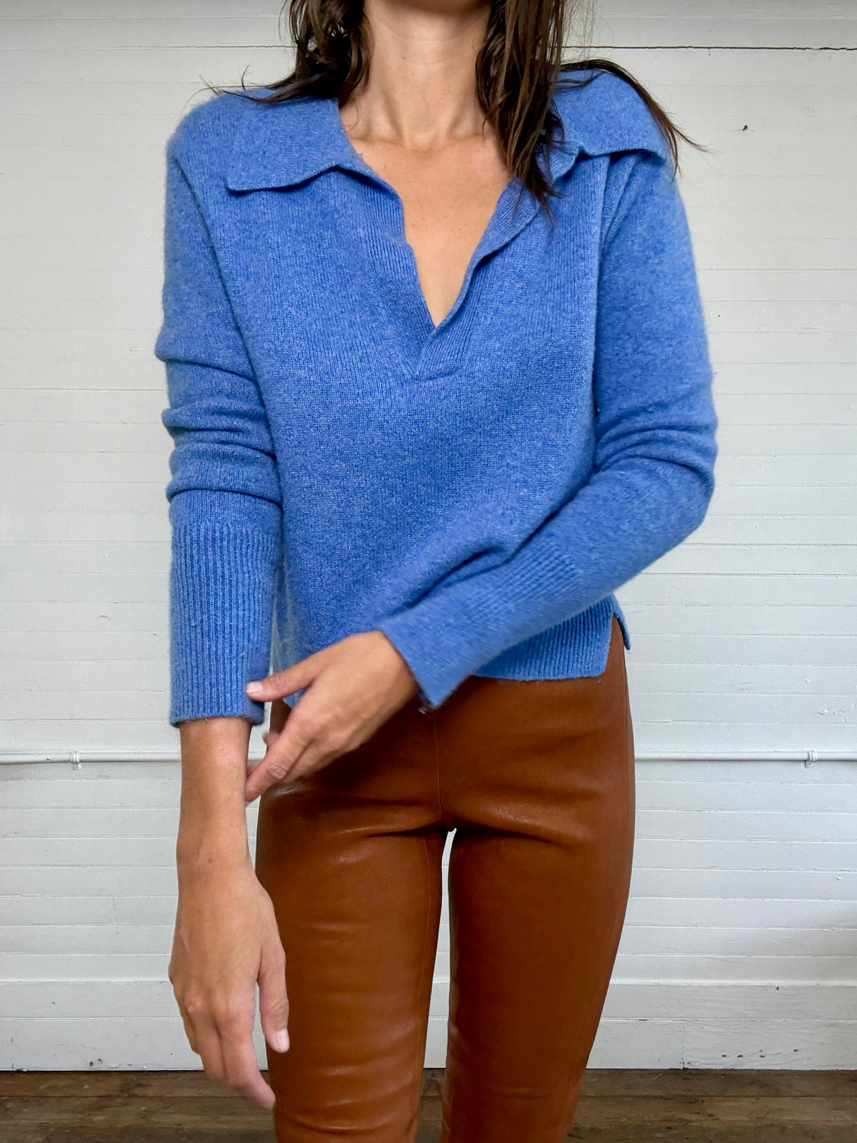 Pre-Loved Lisa Yang Blue Cashmere Sweater