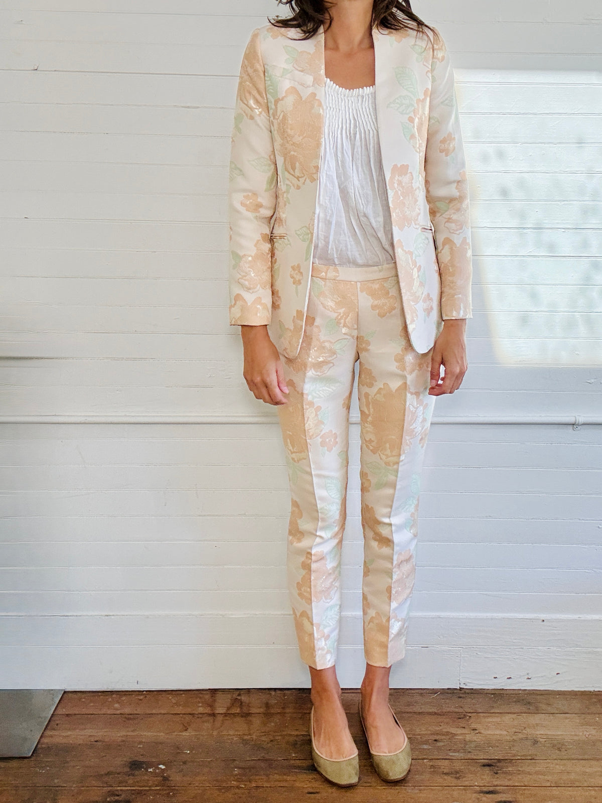 Vintage Calvin Klein Floral Suit