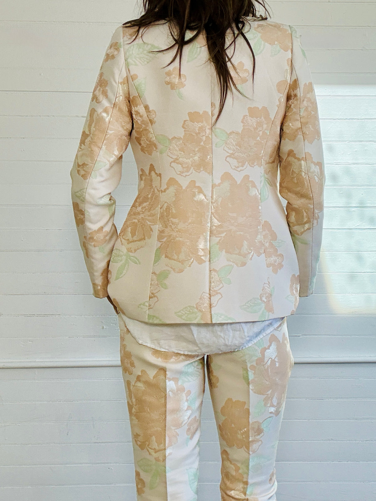 Vintage Calvin Klein Floral Suit