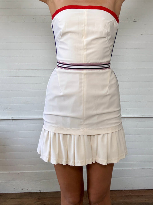 Vintage D&G Nautical White Mini Dress