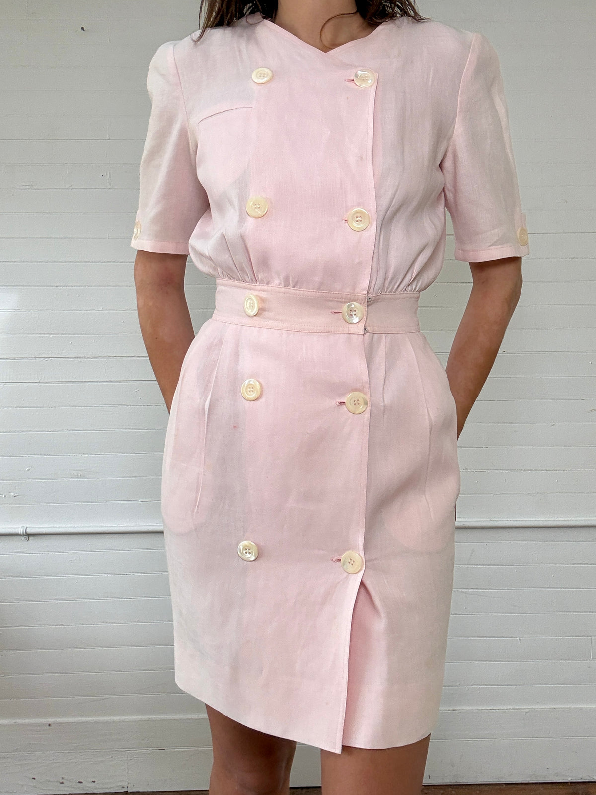 Vintage Valentino Pink Mini Dress
