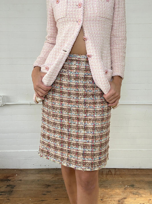 Pre-Loved Chanel Tweed Skirt
