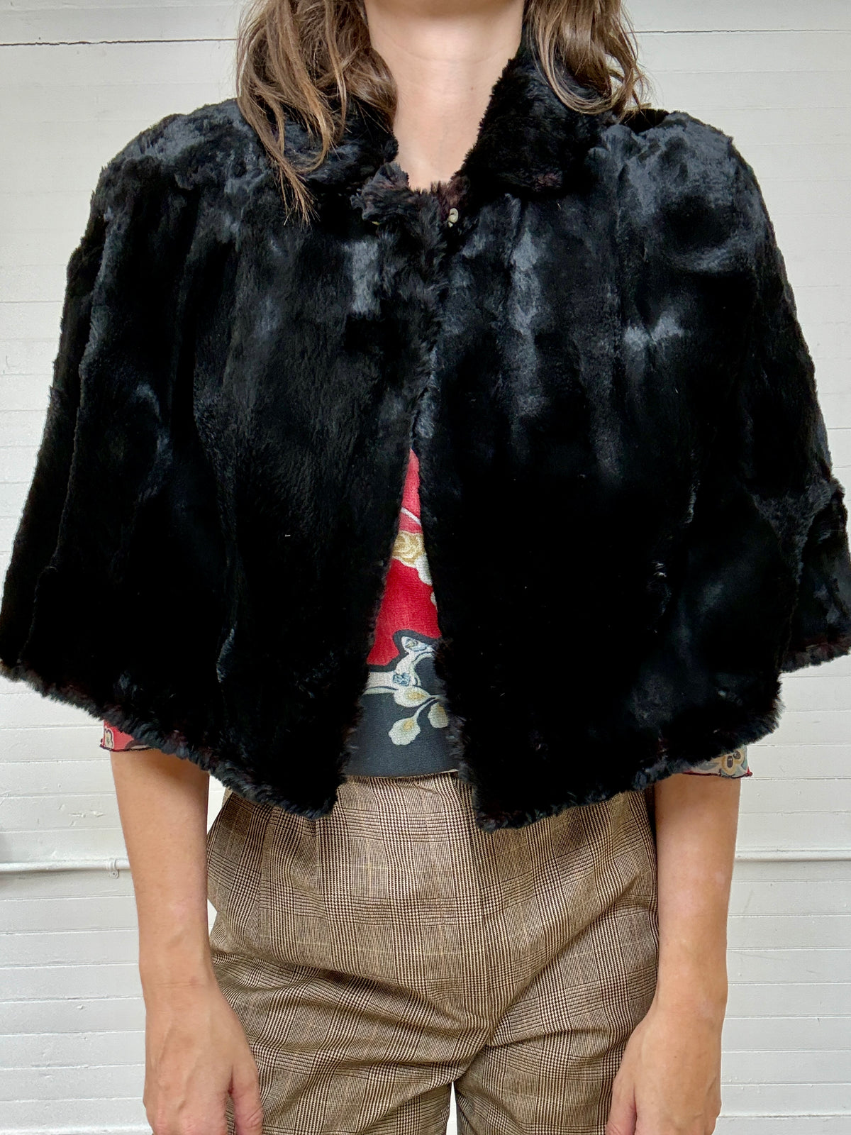 Vintage Mink Fur Capelet