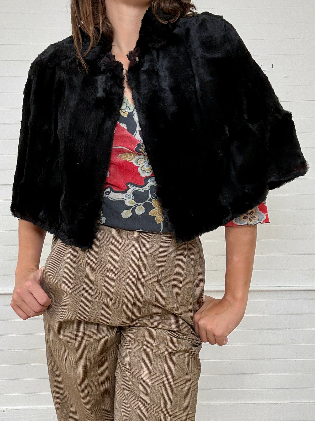 Vintage Mink Fur Capelet