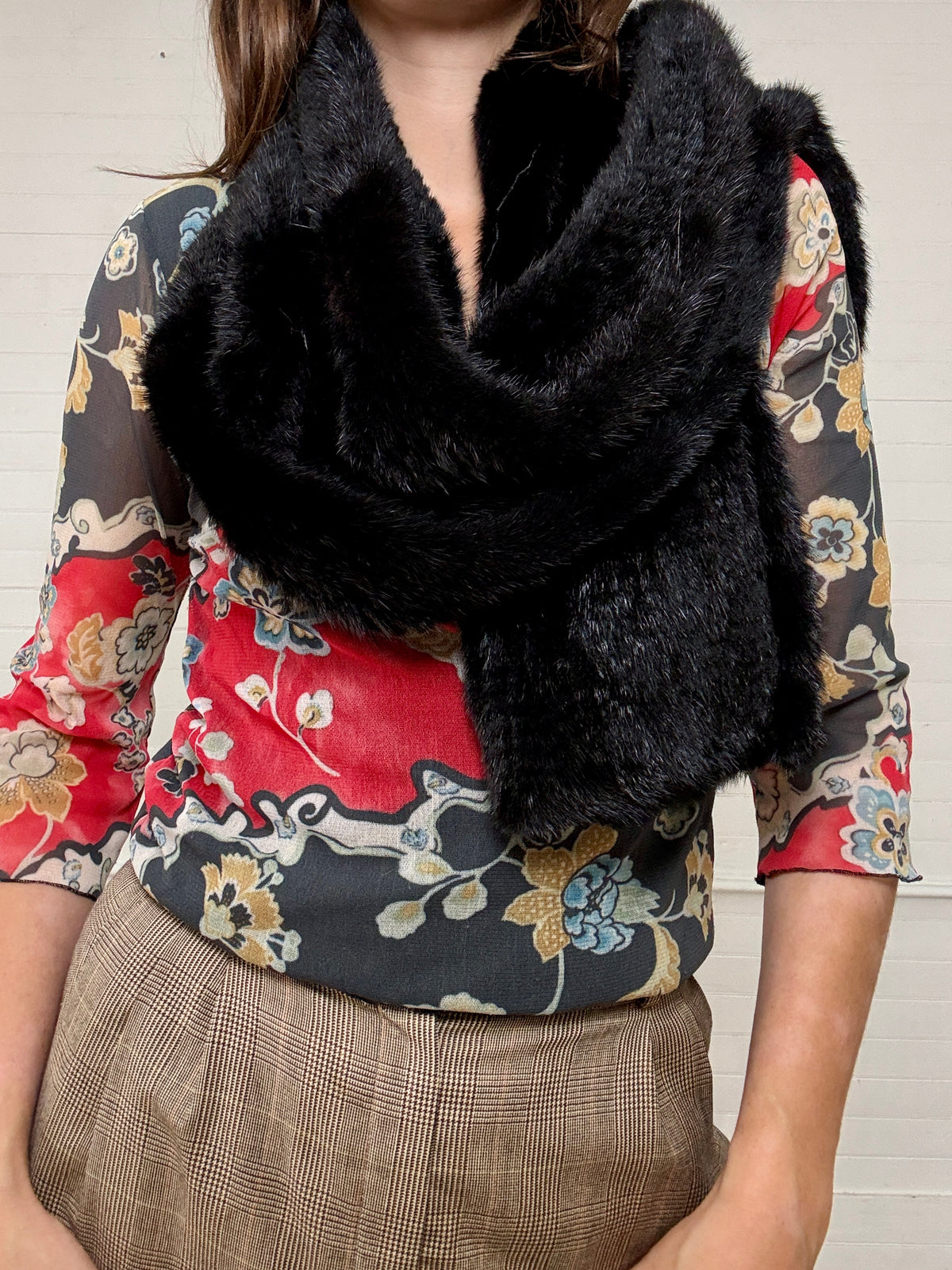 Vintage Fur Scarf