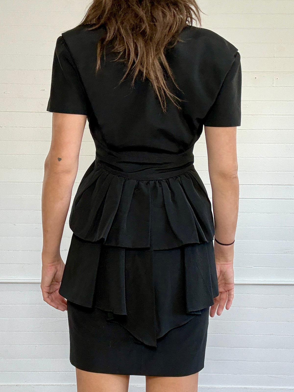 Vintage Karl Lagerfeld Black Shirt Dress