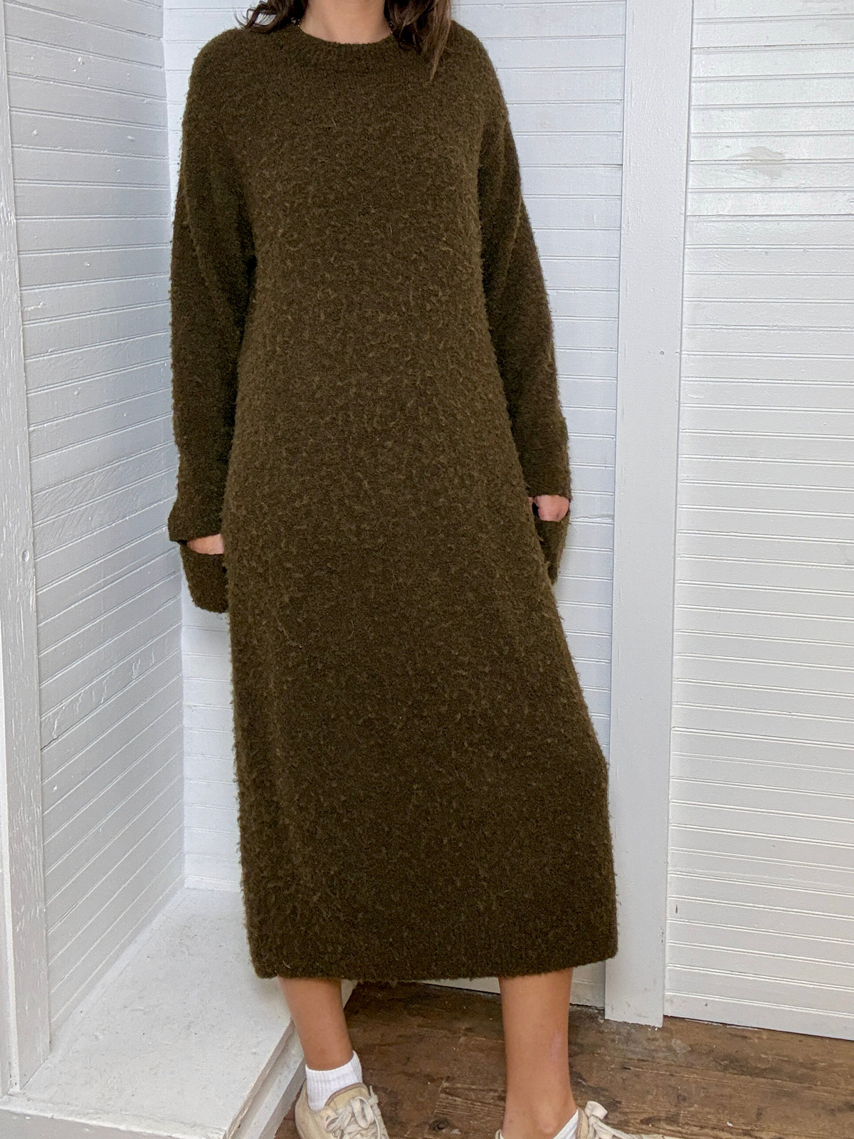 Pre-Loved Tibi Green Sweater Dress