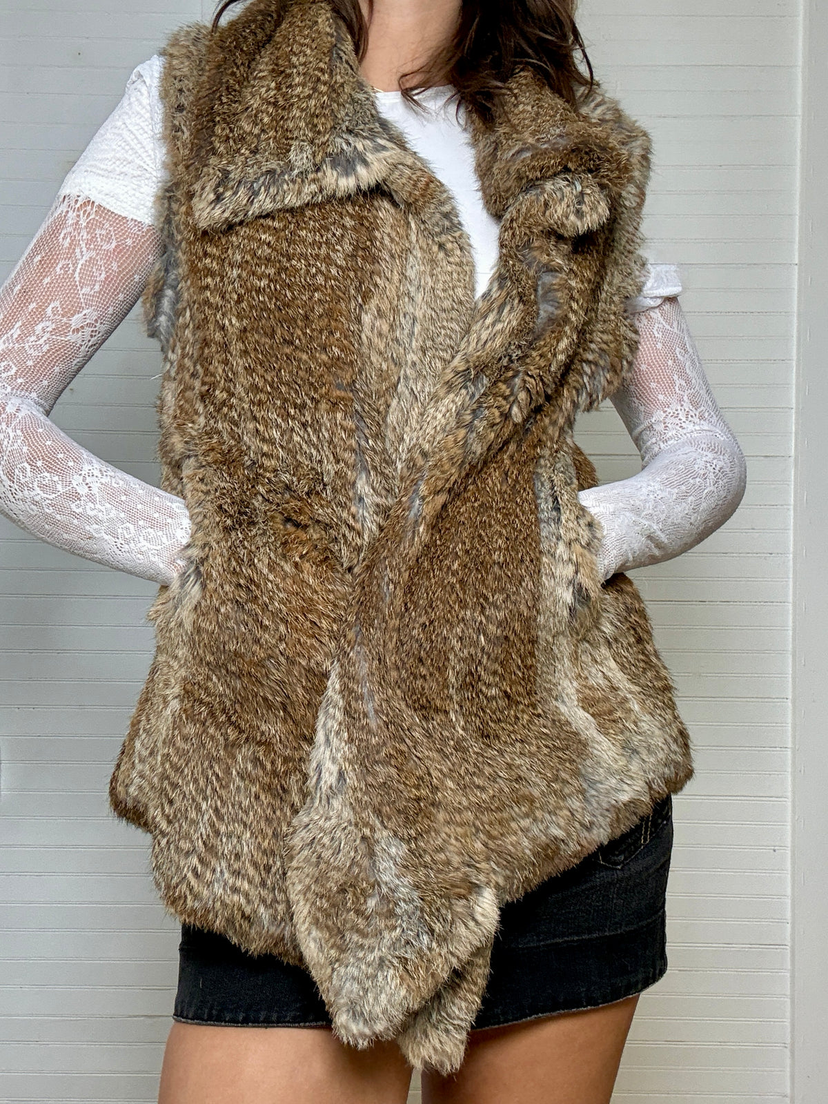 Pre-Loved Rabbit Fur Vest