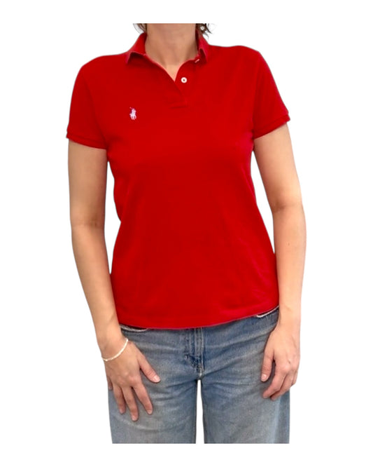 Vintage Ralph Lauren Red Polo Top