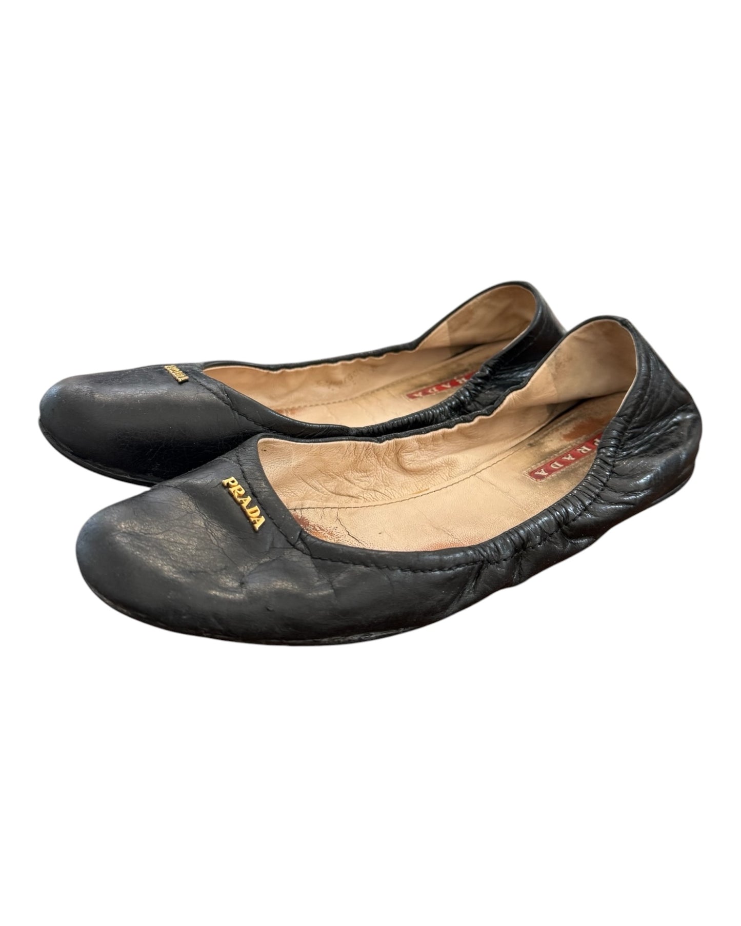 Vintage Prada Black Flats