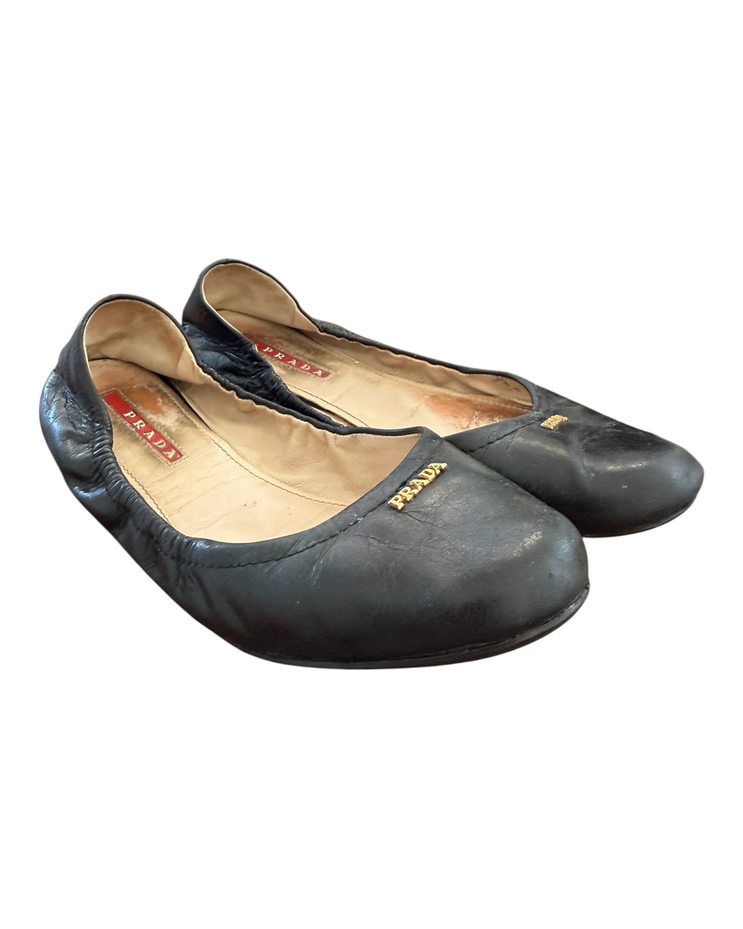 Vintage Prada Black Flats