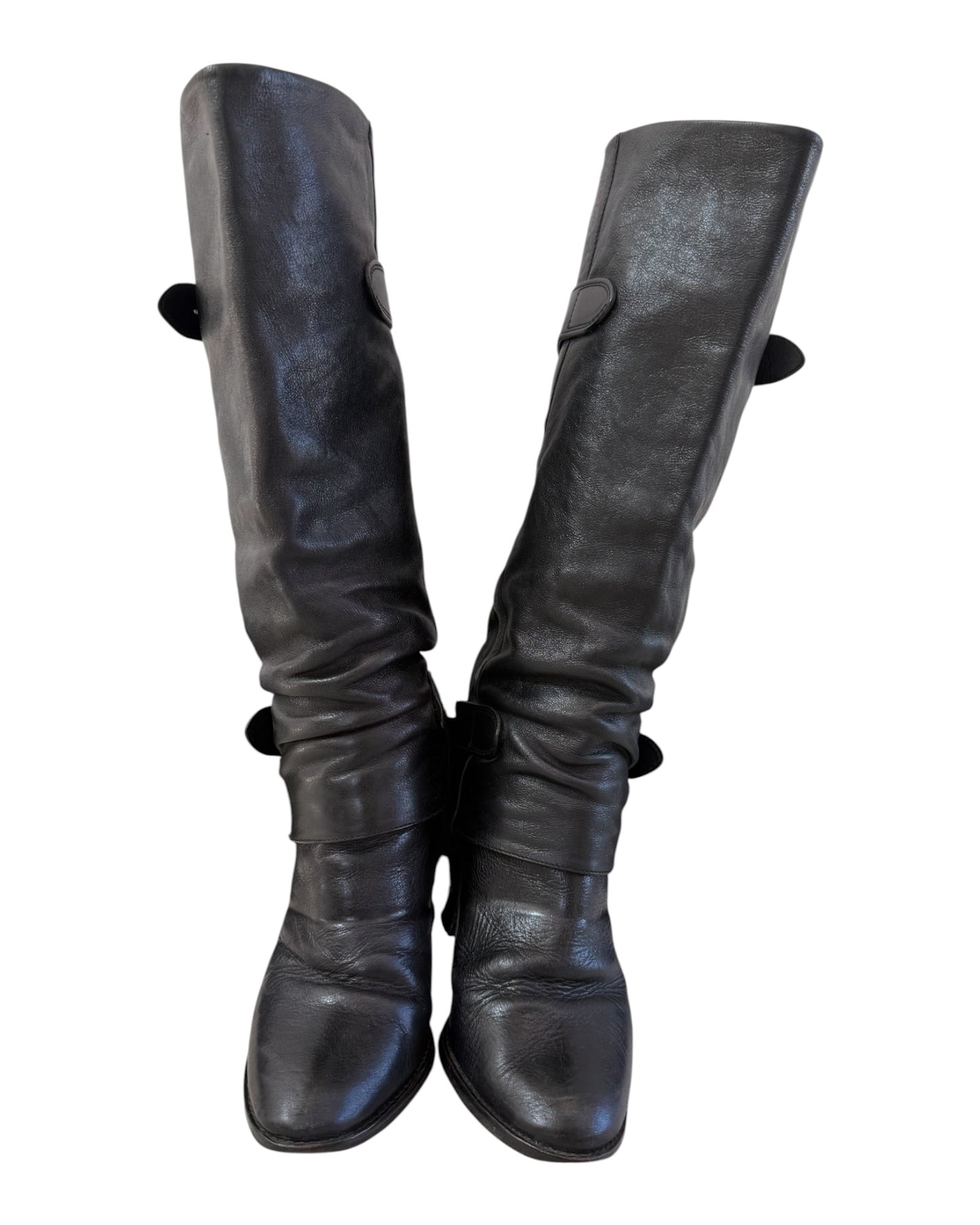 Vintage Coach Leather Boots