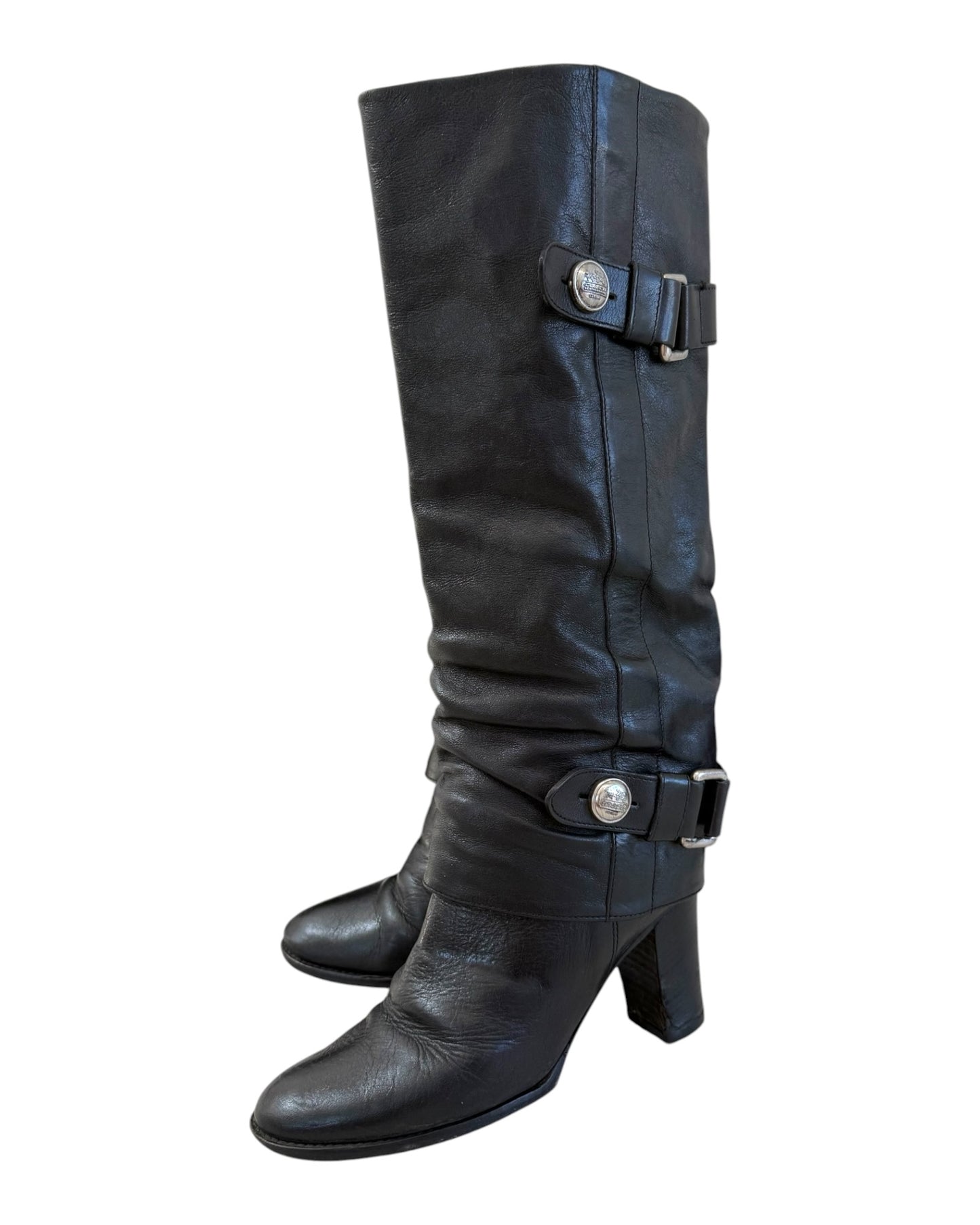 Vintage Coach Leather Boots