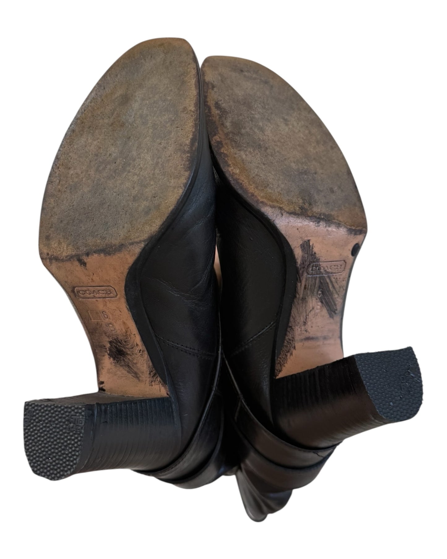 Vintage Coach Leather Boots