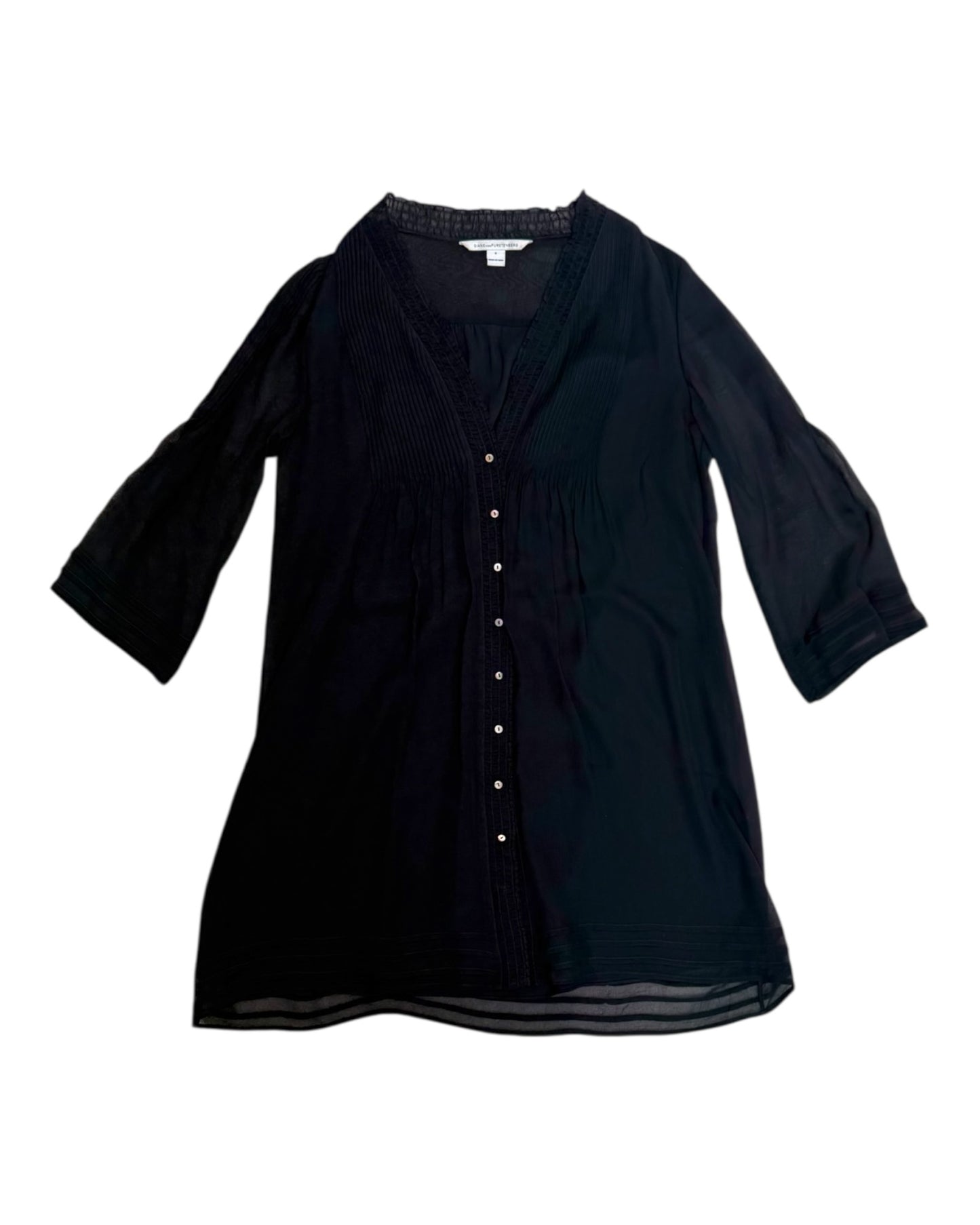 Vintage Diane Von Furstenberg Navy Blue Tent Dress