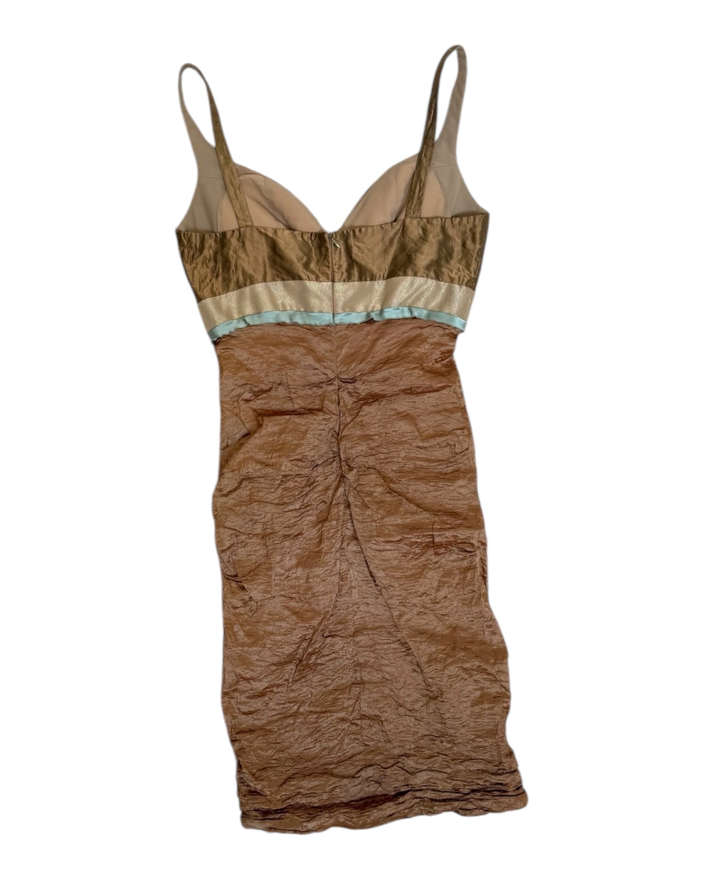 Vintage Nicole Miller Gold Dress