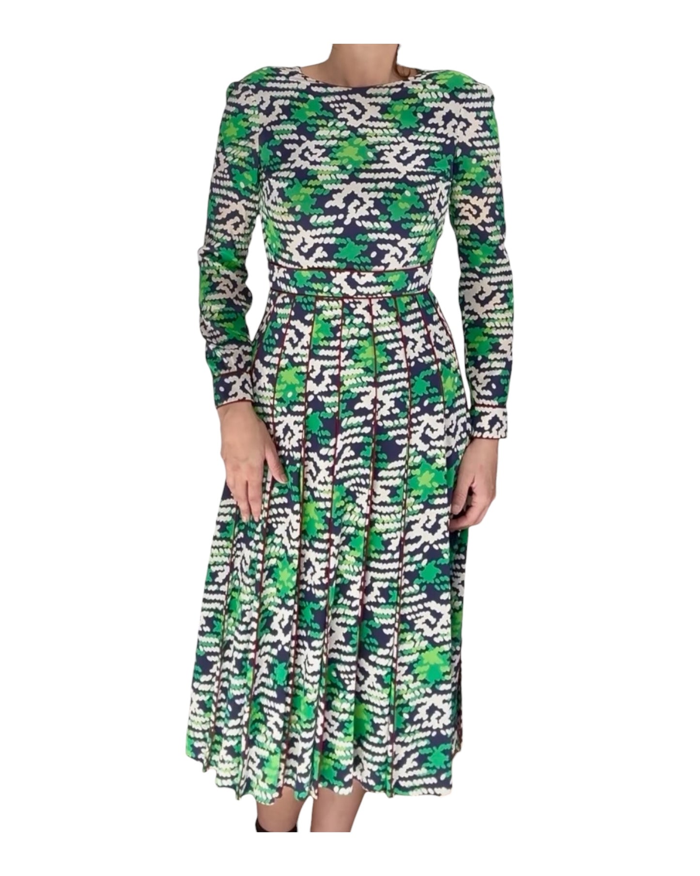 Pre-Loved Gucci Green Maxi Dress