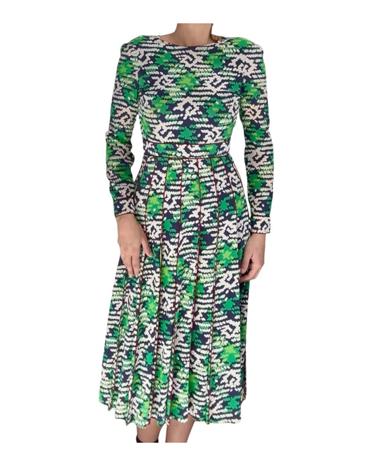 Pre-Loved Gucci Green Maxi Dress