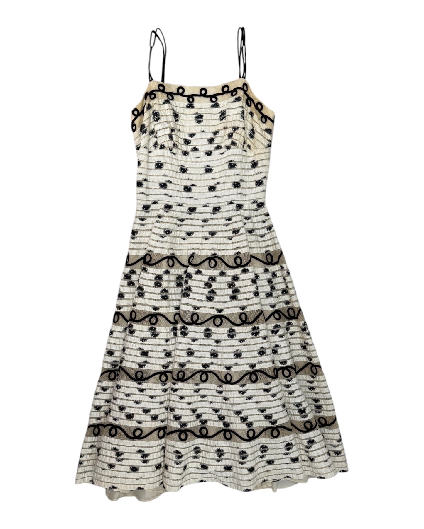 Vintage 1950's A-Line Dress