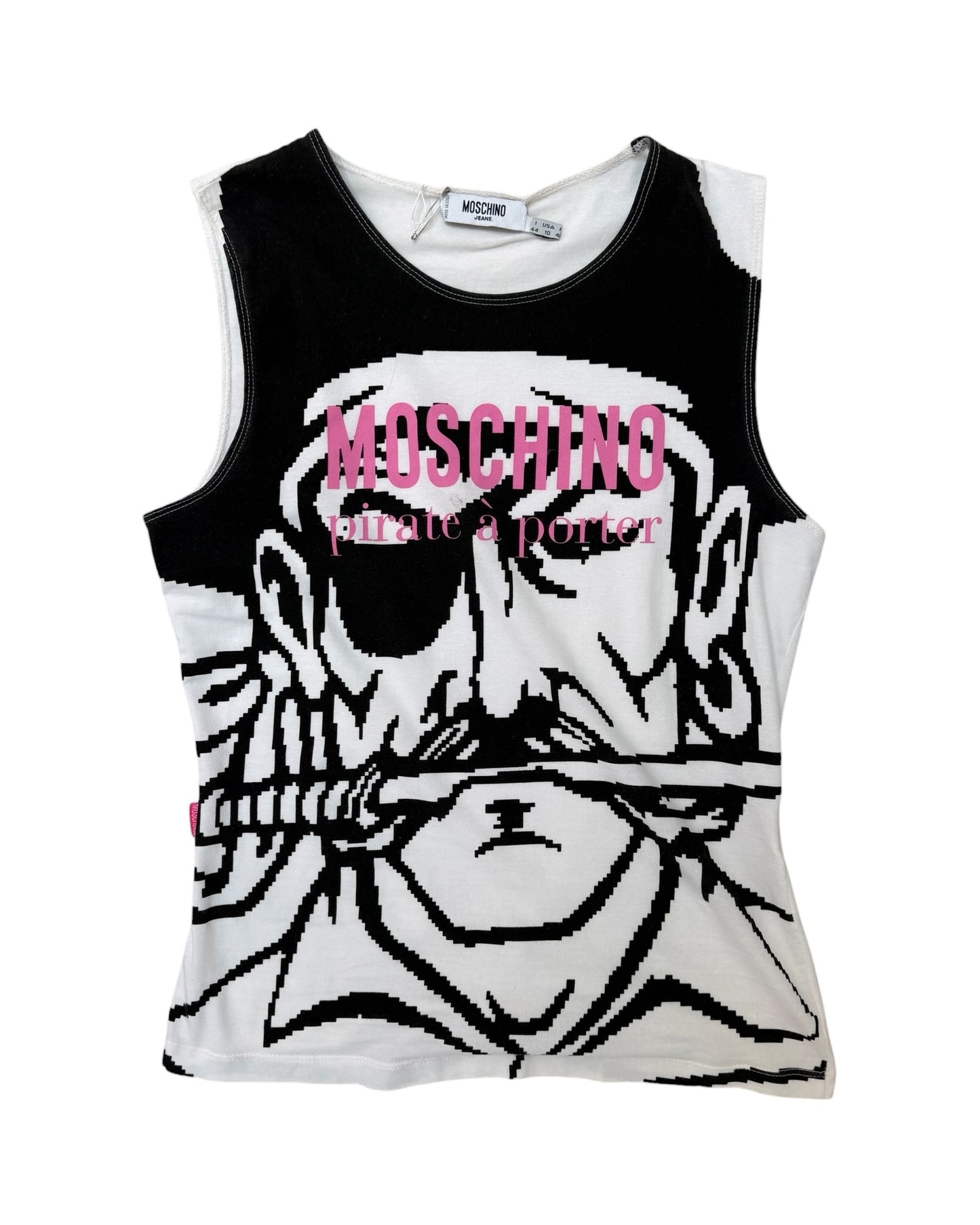 Vintage Moschino Graphic Muscle Tank