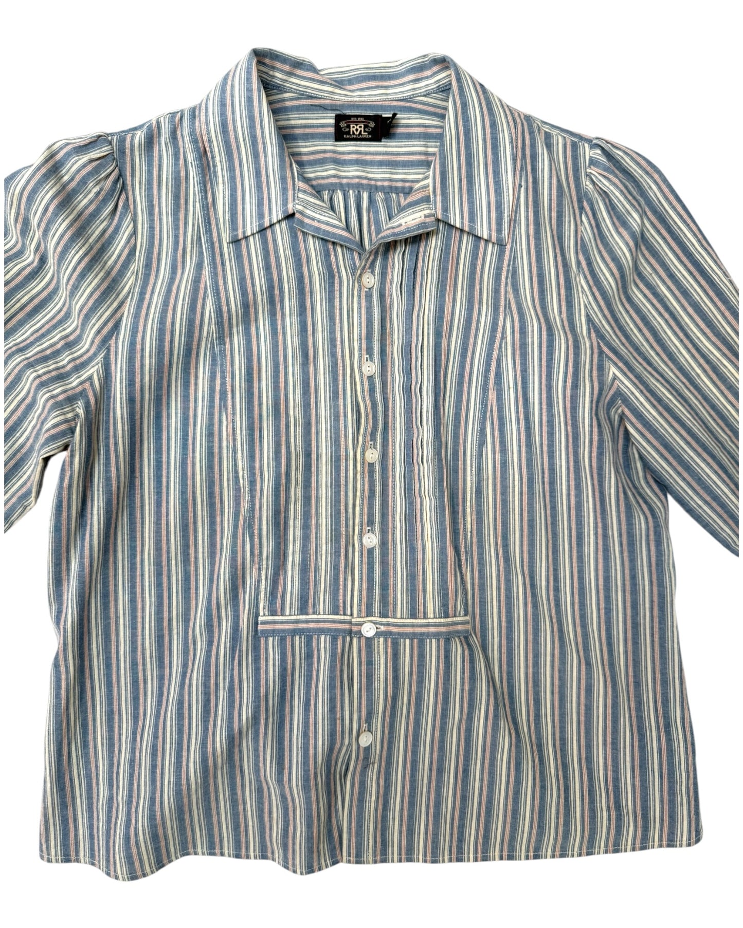 Pre-Loved RRL Ralph Lauren Blue Stripe Top