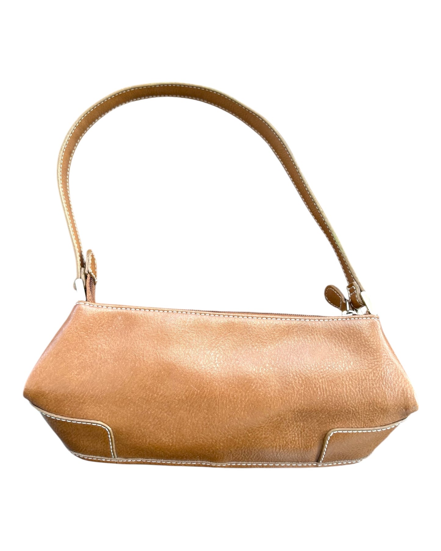 Vintage Brown Leather Small Bag