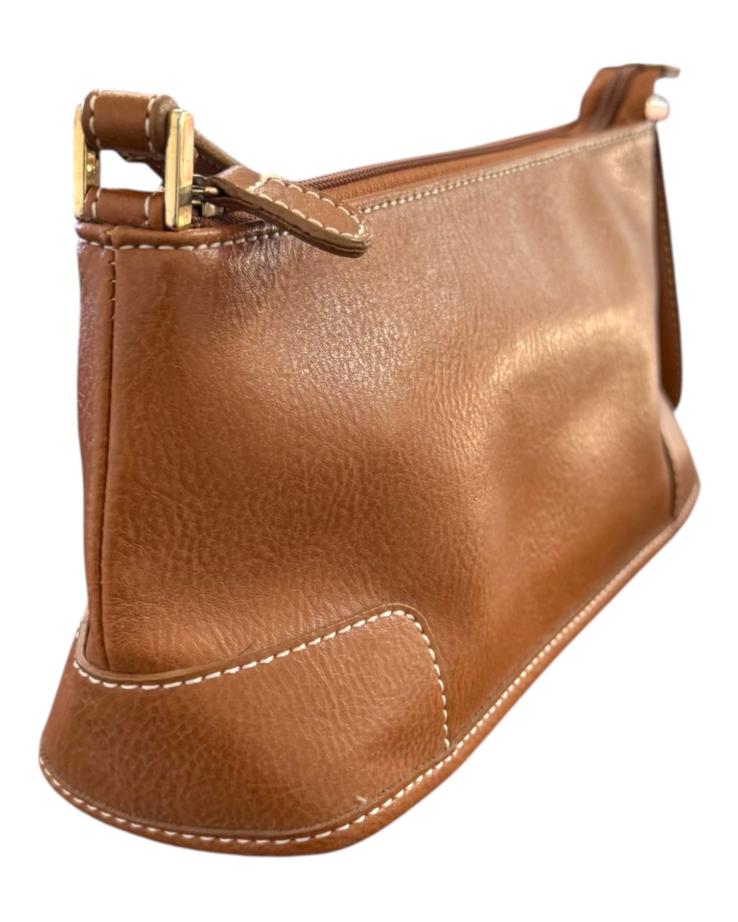 Vintage Brown Leather Small Bag