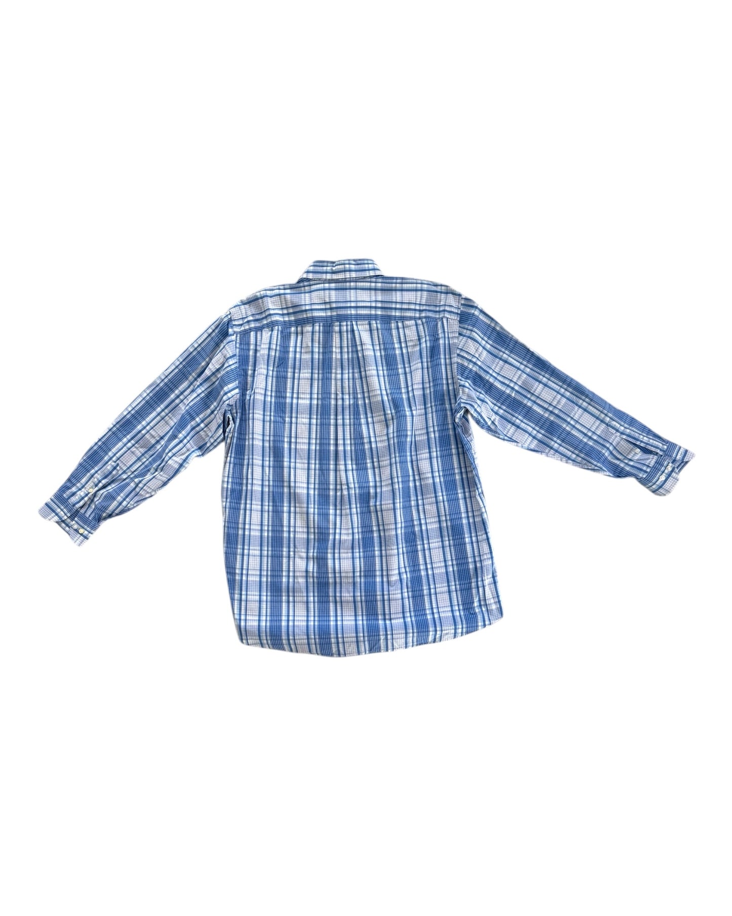 Vintage Etro Light Blue Plaid Shirt