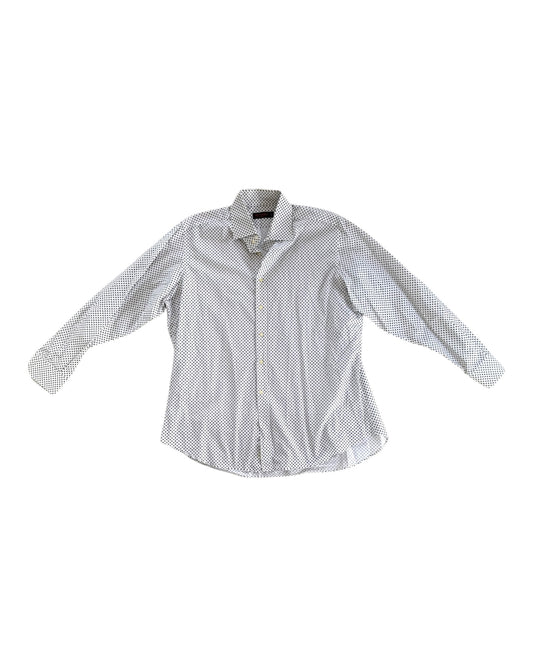 Vintage Etro Graphic Print White Shirt