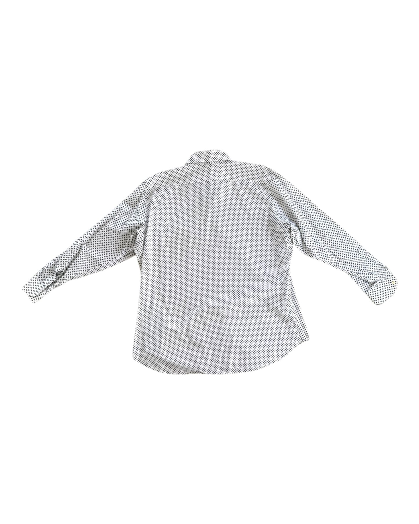 Vintage Etro Graphic Print White Shirt
