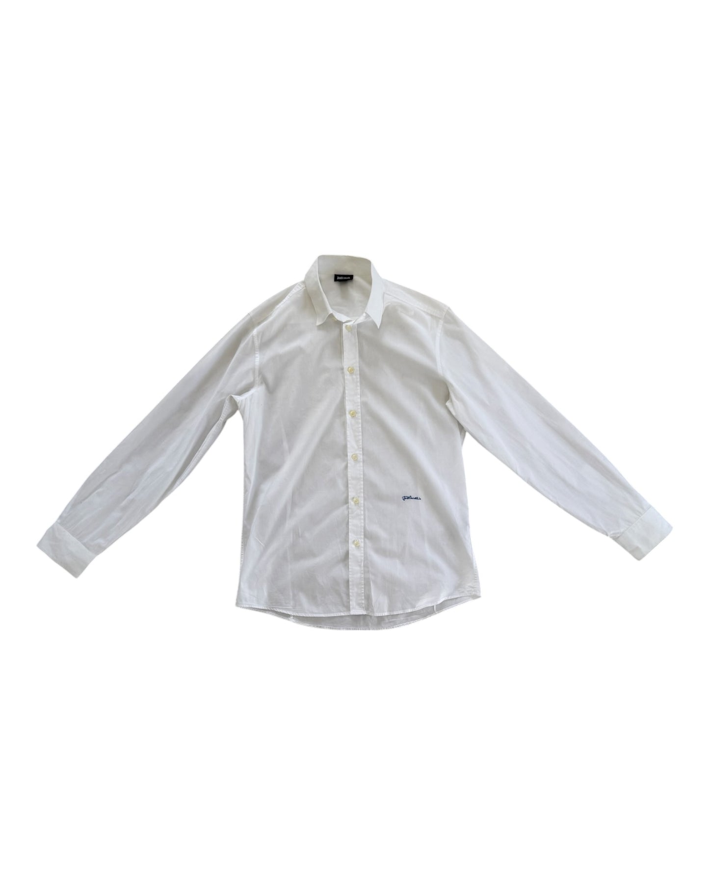 Vintage Just Cavalli by Roberto Cavalli White Embroidered Top