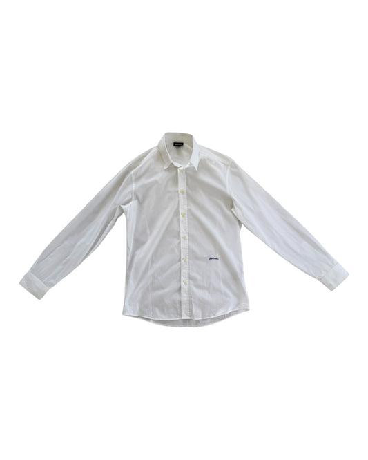 Vintage Just Cavalli by Roberto Cavalli White Embroidered Top