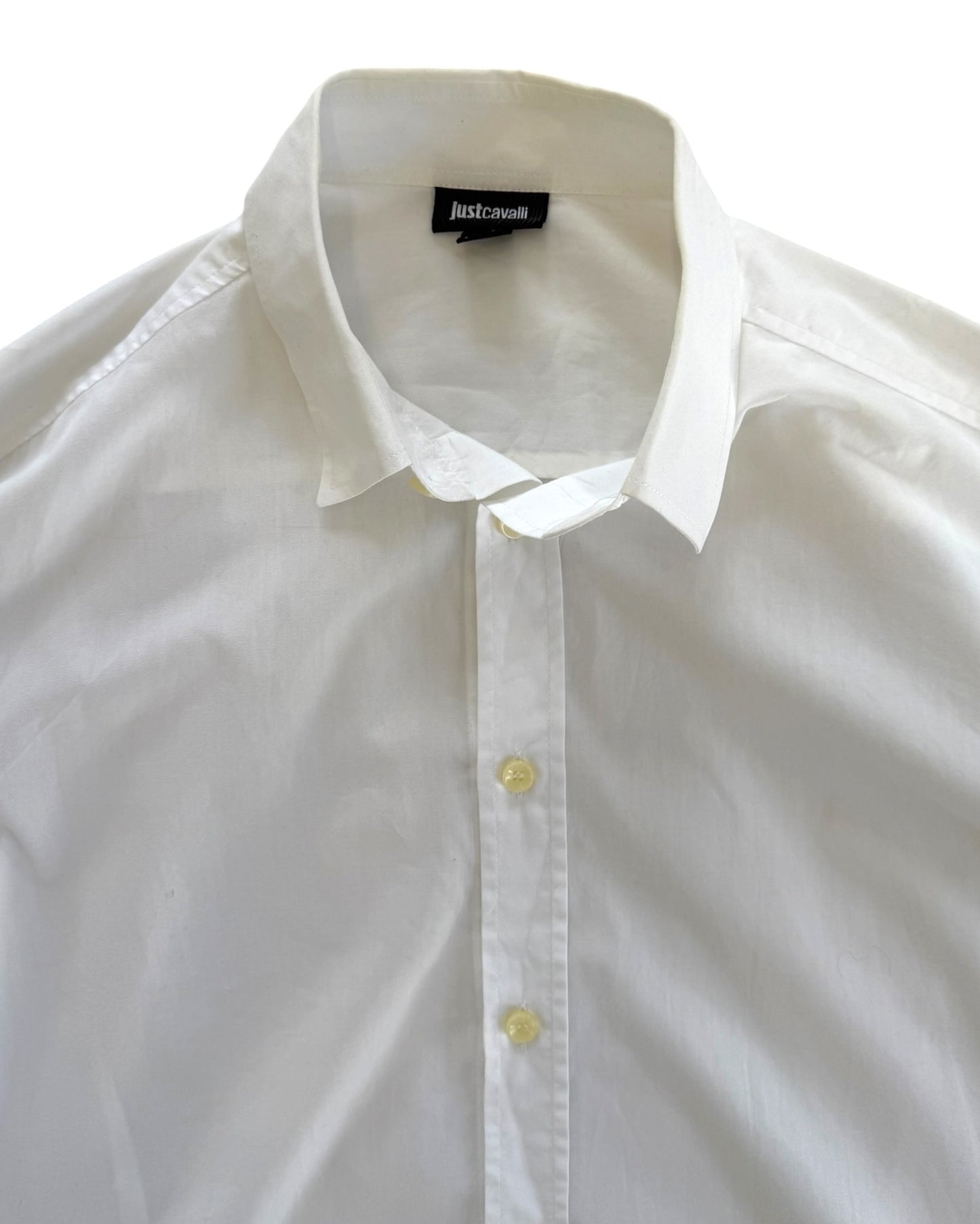 Vintage Just Cavalli by Roberto Cavalli White Embroidered Top